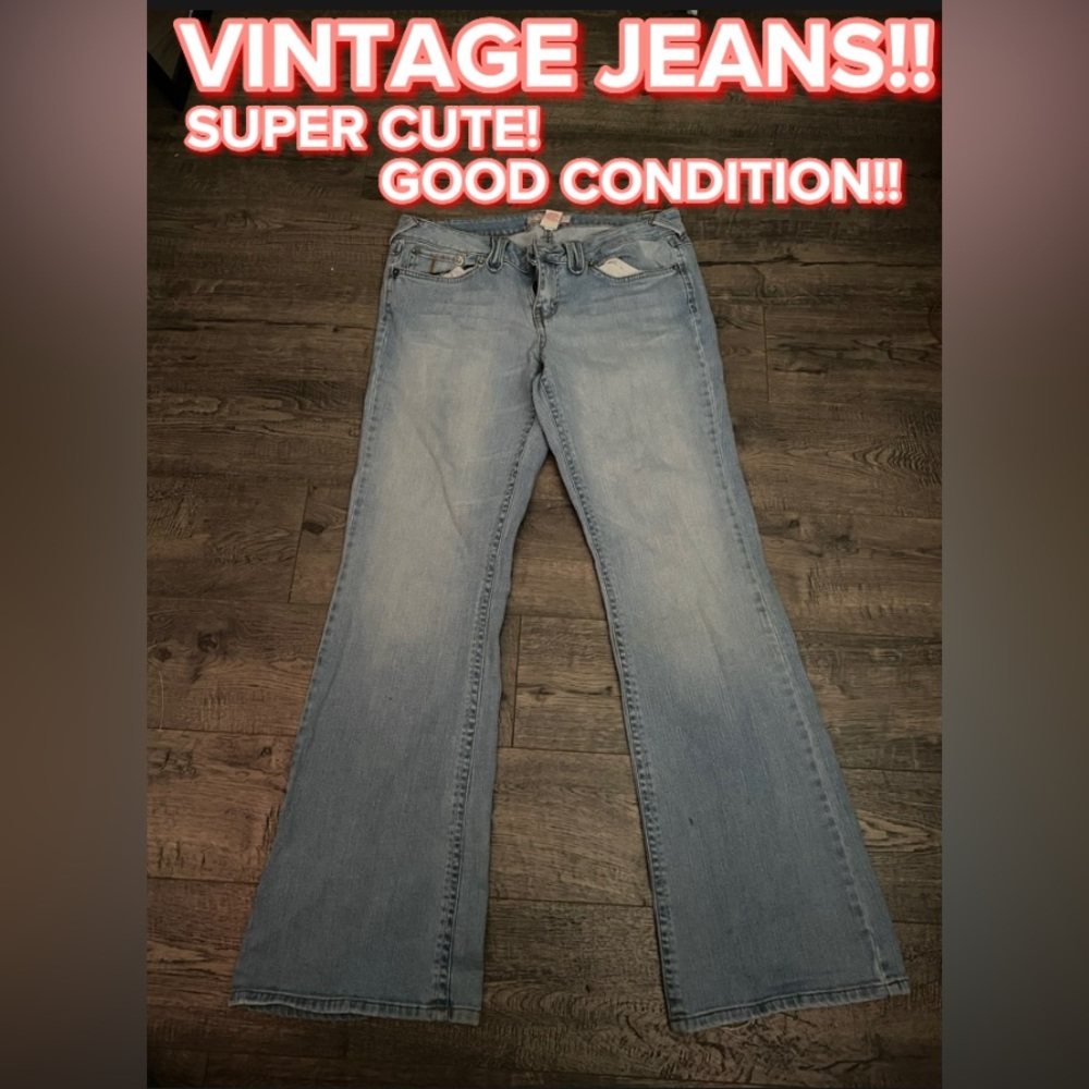CANDIE’S Y2K Low Rise Flare Jeans